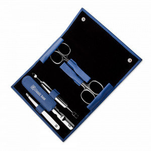 Набор маникюрный в кожаном футляре, голубой, 5 предметов, серия Beauty Classic, ZWILLING J.A. HENCKELS, Германия, ZWILLING (Германия)