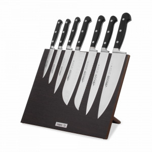Набор кухонных ножей, 7 штук, на магнитной композитной подставке ComposeEat (венге), серия Opera, ARCOS, Испания, Наборы кухонных ножей Arcos