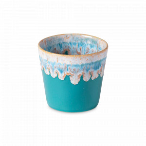Стакан для кофе Turquoise, 190 мл, керамика, голубой, серия Grespresso, COSTA NOVA, Португалия, Кружки и чашки COSTA NOVA