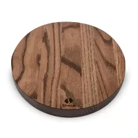 Блюдо сервировочное круглое, 32 см, дуб, коричневый, UNECA, Россия, 