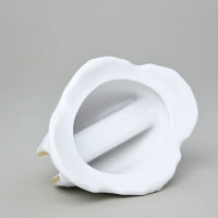 Подставка для салфеток, 14 см, фарфор, белый, декор, серия Полевой цветок, BERNADOTTE, Чехия_00819640047926467108.jpg