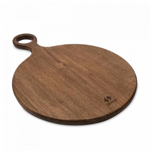 Доска разделочная с ручкой, 45 х 33 см, дуб, темно-коричневый, UNECA, Россия, UNECA (Россия)