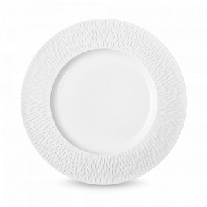 Тарелка подстановочная BLANC, 33 см, фарфор, белый, серия Boreal Satin, GUY DEGRENNE, Франция, Тарелки подстановочные