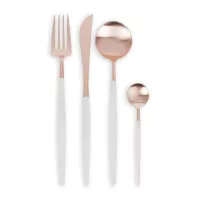 Набор столовых приборов, 24 предмета на 6 персон, нержавеющая сталь 18/10, серия Goa, CUTIPOL, Португалия, 