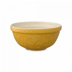 Салатник , 1.5 л, керамика, горчичный, рельеф, серия Russian North, TKANO, Россия, TKANO (Россия)