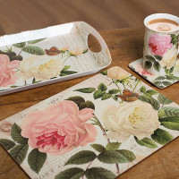 Набор из 6-ти подстановочных салфеток Rose Garden, 30 х 22,8 см, пробка, декор, CREATIVE TOPS, Великобритания_00810350042910418170.jpg