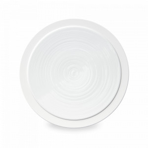 Тарелка обеденная Pierre De Lune, 23 см, керамика, белый, серия Bahia, GUY DEGRENNE, Франция, Красивые тарелки для сервировки