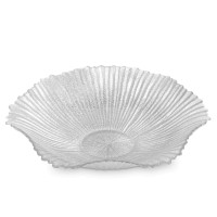 Салатник, 32 см, стекло, серебристый, серия Avila, ANNA LAFARG, Китай