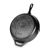 Чугунная сковорода с толстым дном, диаметр: 30 см, LODGE, США