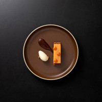 Тарелка закусочная Chocolate-Latte, 22.8 cм, керамика, коричневый, серия Monterosa, COSTA NOVA, Португалия_00814410051236843336.jpg