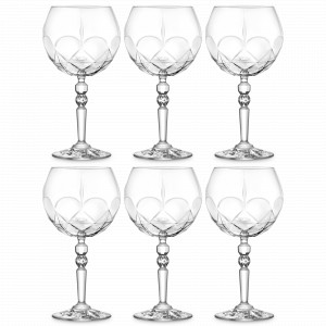 Набор из 6-ти бокалов для красного вина, 500 мл, хрустальное стекло, серия Alkemist, RCR, Италия, Фужеры для вина