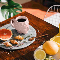 Кружка Aphrodite, 8.5 см, керамика, розовый, DOIY, Испания_00819740051148424454.jpg