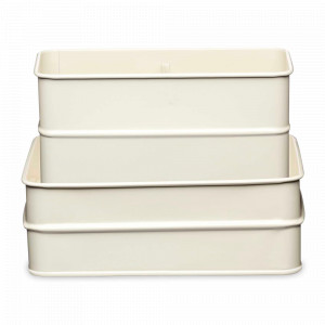 Органайзер для кухонных принадлежностей, 2 предмета, нержавеющая сталь, кремовый, серия Living Nostalgia, KITCHEN CRAFT, Великобритания, Kitchen Craft Living Nostalgia