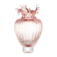 Ваза Роялти, 24.5 см, стекло, розовый, Rasteli, Бельгия_00812030042089459598.jpg