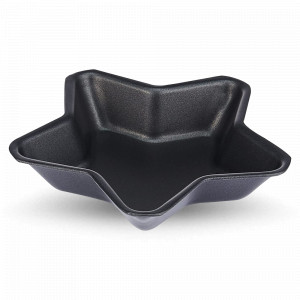 Форма для выпечки Star, 13,5 х 12,5 см, сталь, черный, серия Kitchen Craft Bakeware, KITCHEN CRAFT, Великобритания, Посуда из нержавеющей стали