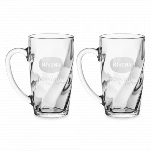 Набор из 2 кружек, боросиликатное стекло, 360 мл, прозрачный, NIVONA, Швейцария, Кружки