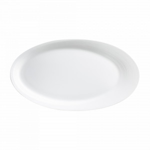 Блюдо овальное, 23 х 13 cм, костяной фарфор, белый, серия Воздушный белый, NARUMI, Япония, NARUMI (Япония)