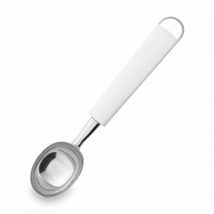 Ложка для мороженого, 20,7 см, нержавеющая сталь, пластик, белый, серия Essential, BRABANTIA, Бельгия, Кухонные ложки