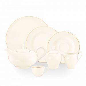 Сервиз чайный на 6 персон, 22 предмета, серия Saphir Diamant Oro Tettau, SELTMANN, Германия, SELTMANN WEIDEN (Германия)