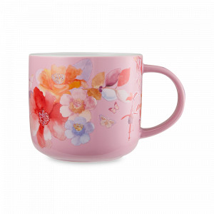 Кружка , 450 мл, фарфор, розовый, декор, серия Camilla, MAXWELL WILLIAMS, Австралия, MAXWELL & WILLIAMS (Австралия)