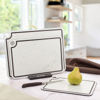 Набор из 3-х разделочных досок на подставке, мрамор Бьянко, в подарочной коробке, композитный материал, серия Elegance, ComposeEat, Россия_00816080039021054330.jpg