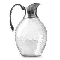 Кувшин Chrom, 1.85 л, металл, стекло, ROOMERS TABLEWARE, Нидерланды