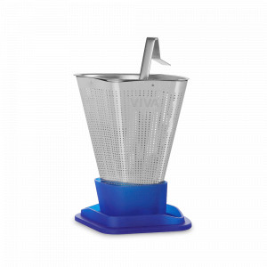 Ситечко для заваривания чая, 6,2 х 9 x 6,2 см, нержавеющая сталь, силикон, синий, серия Infusion, VIVA Scandinavia, Дания, Ситечки для чая