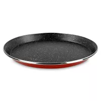 Форма для пиццы Pizzapan, 35 см, 1.6 л, сталь, стеклоэмаль, красный, серия Cerise Pierre, VITRINOR, Испания, 