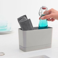 Органайзер для раковины, 19 см, пластик, серый, серия Sink Side, BRABANTIA, Бельгия_00809000053799102340.jpg