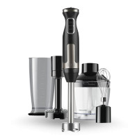 Блендер погружной, 26,5 см, нержавеющая сталь, пластик, черный, BLACK+DECKER, США