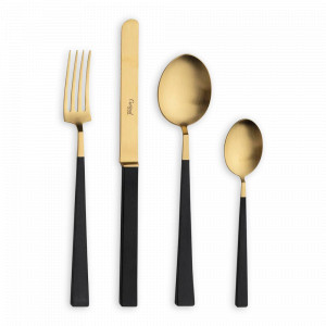 Набор столовых приборов, 24 предмета на 6 персон, материал: нержавеющая сталь 18/10, серия Kube, CUTIPOL, Португалия, CUTIPOL (Португалия)