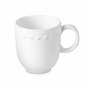Кружка White, 370 мл, керамика, белый, серия Pearl, COSTA NOVA, Португалия, Белые кружки