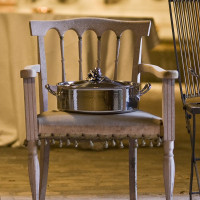 Сотейник из нержавеющей стали, диаметр: 26 см, объем: 5 л, крышка с посеребренной декорированной ручкой, серия Opus Prima, RUFFONI, Италия_00776410072899835162.jpg