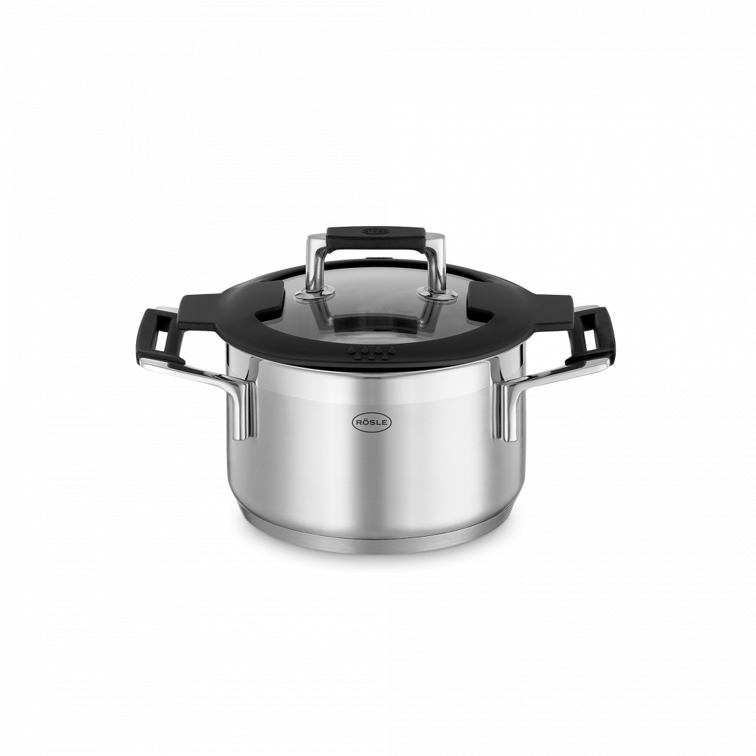 Кастрюля с крышкой , диаметр: 16 см, материал: нержавеющая сталь 18/10, серия Silence PRO, ROESLE, Германия