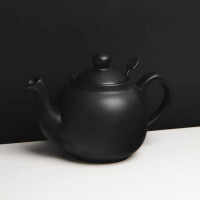 Чайник заварочный MATT BLACK, 1500 мл, керамика, нержавеющая сталь, черный матовый, KITCHEN CRAFT, Великобритания_00817710053036601688.jpg