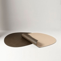 Набор из 4-х двухсторонних сервировочных салфеток, 33 х 41 см, экокожа ПВХ, коричневый/карамельный, серия Drops, LIBERTY JONES, Китай_00821110063295041557.jpg