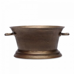 Емкость для охлаждения Antique Brass, 5 л, никель, состаренное золото, ROOMERS TABLEWARE, Нидерланды, Ведра для шампанского и льда