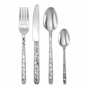 Набор столовых приборов на 4 персоны, 16 предметов, нержавеющая сталь 18/10, серебристый, серия Fluid, LIBERTY JONES, Россия, Столовые приборы LIBERTY JONES