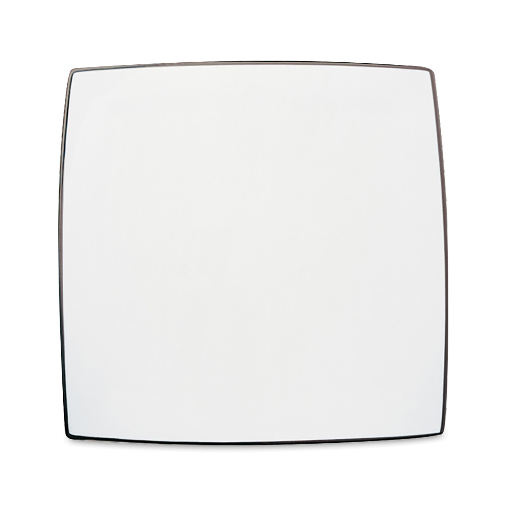 Тарелка квадратная обеденная, 25 см, фарфор, белый, серия SD One, GUY DEGRENNE, Франция