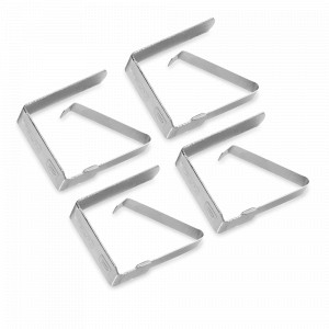 Клипса для скатерти Fermo, 4 штуки, 15 х 4,8 см, нержавеющая сталь, GEFU, Германия, Кухонные принадлежности GEFU