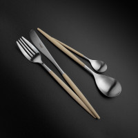 Набор столовых приборов на 6 персон, 24 предм., серия MIO matte ivory, CUTIPOL, Португалия_00802520057306667408.jpg