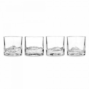Набор из 4-х cтаканов для виски American Peaks, 230 мл, хрустальное стекло, серия Liiton, VIVA Scandinavia, Дания, Скидка до -20% на Viva Scandinavia