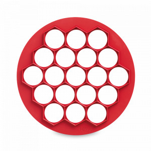 Набор для приготовления пельменей, 3 предмета, силикон, пластик, красный, серия Creative Pastry, LEKUE, Испания, Полезные мелочи