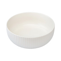 Салатник с бамбуковой крышкой Dual Glazing, 22 см, фарфор, белый, серия Soft Ripples, LIBERTY JONES, Россия_00813870039975417021.jpg
