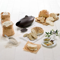 Набор для приготовления хлеба, 3 предмета, силикон, коричневый, серия Bread Maker, LEKUE, Испания_00817020063210578099.jpg