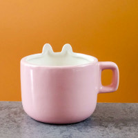 Кружка Зайчик, 450 мл, керамика, розовый, серия Animals, REPAST, Чехия_00821350066277935981.jpg