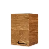 Подставка для кухонных принадлежностей US001ON, 11 х 11 х 18 см, дерево дуб, WOODINHOME, Россия, 