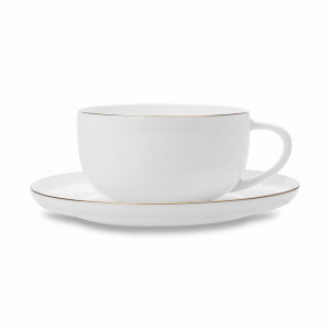 Чашка чайная с блюдцем, 300 мл, фарфор, белый, серия Кашемир, MAXWELL WILLIAMS, Австралия, MAXWELL & WILLIAMS (Австралия)