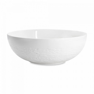 Салатник , 2 л, 23 см, фарфор, белый, серия Rock, HOME &amp; STYLE, Китай, Салатники белые