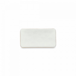 Блюдо прямоугольное Branca, 18.5 х 9.6 см, керамика, белый, серия Roda, COSTA NOVA, Португалия, Roda COSTA NOVA
